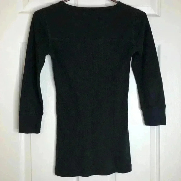 Joe Fresh Black Long Sleeved Thermal Shirt Size XS - Picture 10 of 16